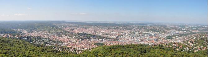 Skyline of Stuttgart