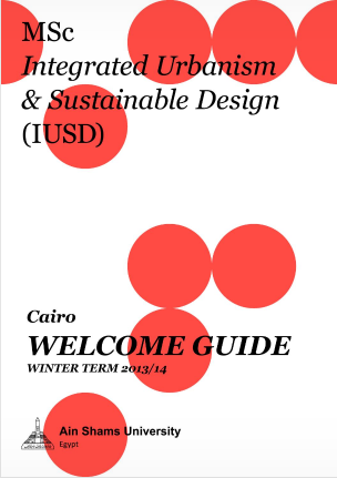 Cover of the IUSD welcome guide of winter term 2013/2014 Cairo